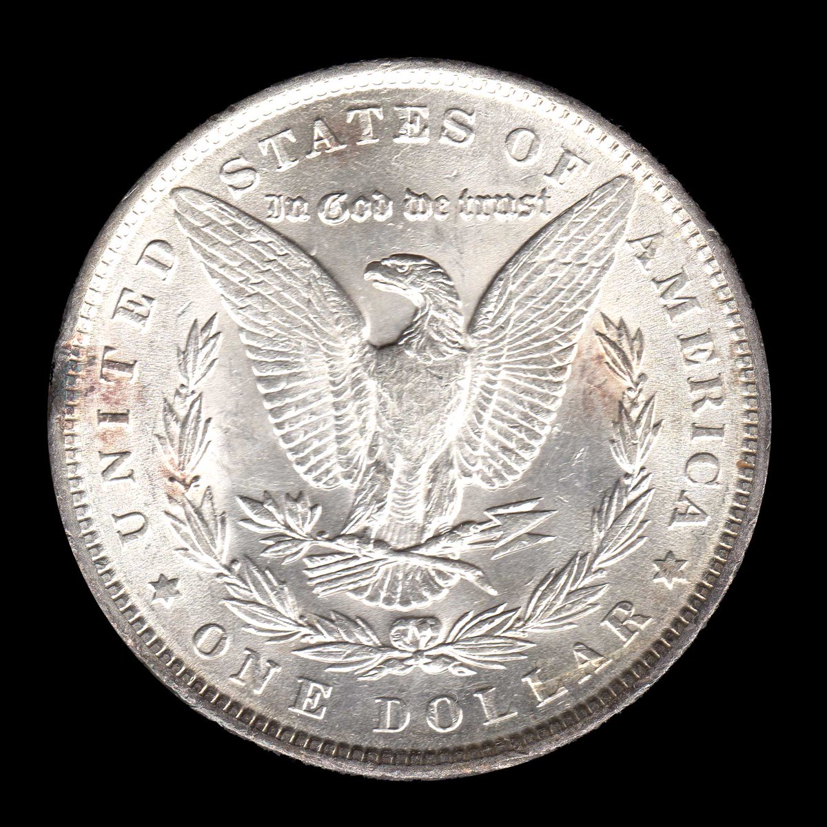 rocketdog632's tweet photo. A Morgan Dollar from 1890 minted in Philadelphia. 16,802,000 were minted. A very nice and mostly common coin. #silver #USA #Coins https://t.co/KrWTHZz9Fp