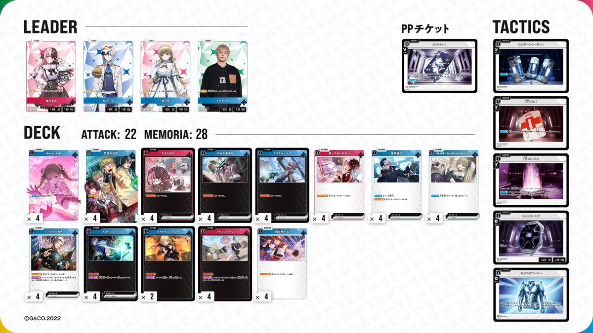 恐怖の迷宮の4人ってそれなりに親和性あるんだよなって顔
#クロスタデッキレシピ