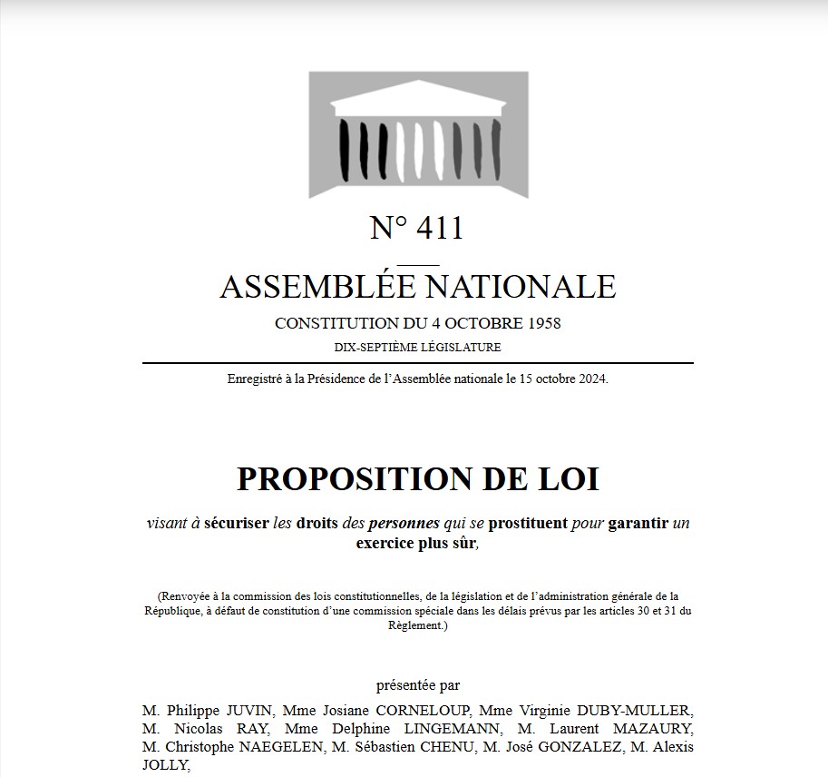 ModelRevealed's tweet photo. Despite a decade of subsidised indoctrination, #France does not seem to be entirely brainwashed.
On the eve of celebrating 10 years of neo-abolitionism, the #lobby will be facing 3 law proposals from 3 different political parties to abolish the #EqualityModel. https://t.co/RbV82UaJCh