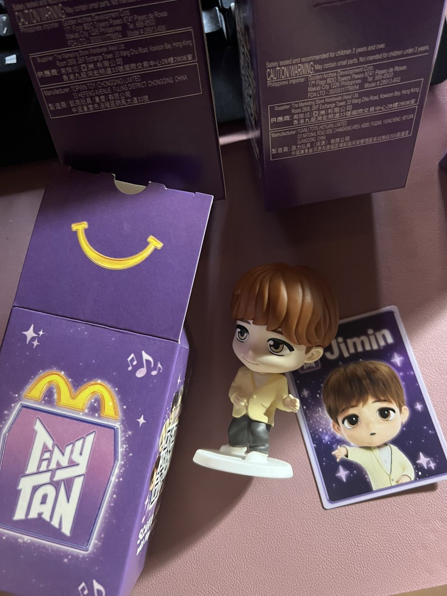 alpacartsj's tweet photo. ੈ✩‧₊˚ wts lfb bts ph • 

 ˗ˏˋ BTS TINY TAN x MCDONALD'S THROWBACK EDITION ´ˎ˗

• ₱100 each
Available members:
ㅡ Jin
ㅡ V (2x)
ㅡ RM
ㅡ J-Hope 
ㅡ Jimin

📍 bacoor, cavite
🚚: j&amp;t, lbc, ggx
Mop: gcash or bpi https://t.co/5IGwDVwDz5