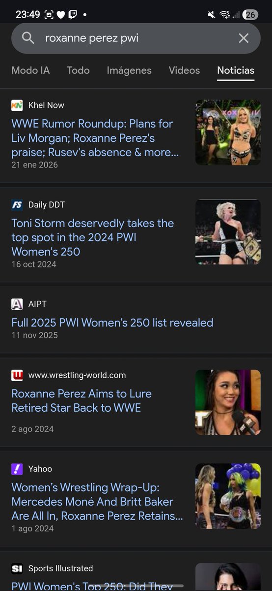 Falso, PWInsider no ha reportado nada sobre Roxanne.
Si bien el golpe fue duro, el que aún no hayan salido reportes es buena señal de que nada grave pasó, no hace falta esparcir desinformación que solo va a preocupar a la gente con tal de tener interacciones.