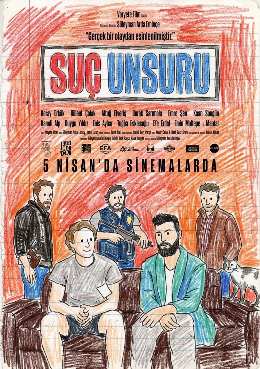 VaryeteBros's tweet photo. Nisanlar güzeldir. 11 Yıl önce bugün Varyete Film kuruldu✌🏿ilk uzun metraj filmimiz Suç Unsuru’nun vizyona girmesinin ise 7. yılı, kutlu olsun 👏🏿👑🍀 #XYıldönümüm #varyetebros #suçunsuru #varyeteyoutube #varyetefilm https://t.co/5a84kDgSxL