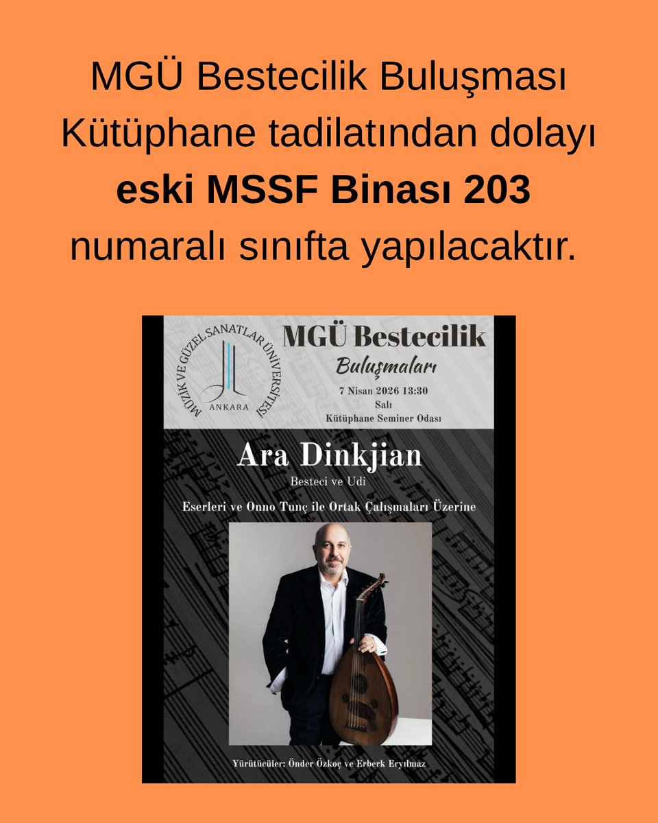 MGÜ Bestecilik ve Yeni Müzik Topluluğu (@bestecilik) on Twitter photo 