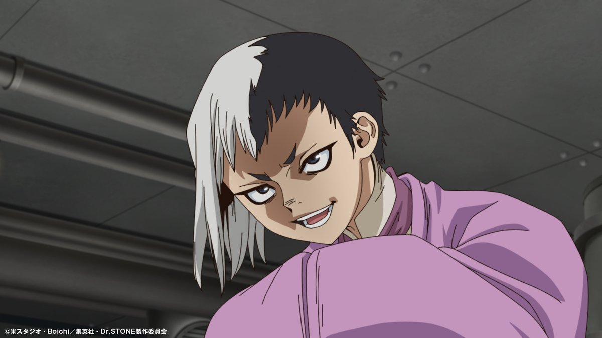 STONE_anime_off's tweet image. ／
第26話あらすじ&amp;amp;先行カット公開！🚀
＼

突如、月にいるホワイマンから届いた驚愕のメッセージ…。
千空たちは超スピードでの宇宙船作りへと挑む！

第26話「FIRE」
▼あらすじ
dr-stone.jp/story/4th/26/

📺4月9日(木)22:00よりTOKYO MXほかにて放送！