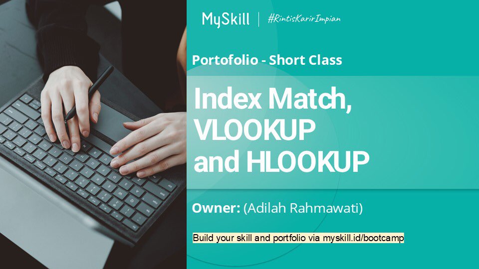 yaeladilll's tweet photo. Baru selesai mini course dari @myskill_id 🚀
Belajar VLOOKUP, HLOOKUP, dan INDEX MATCH di Microsoft Excel jadi lebih gampang dan kepake banget buat ngolah data. Sekarang makin pede pakai Excel!✨. Data Rapi, Kerja Happy‼️😆 #learnatmyskill https://t.co/8DItG4c1lA