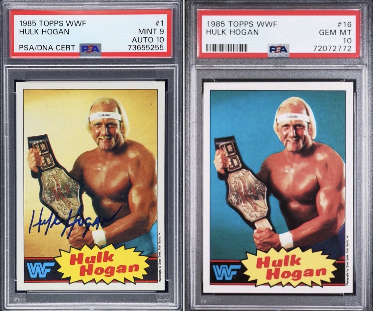 woooo_double_up's tweet photo. 41 years ago… in this month of April, Sports Illustrated released the most influential wrestling cover extant(4/29). HULKAMANIA was Runnin’ Wild….still is today with the upcoming @netflix Docuseries(4/22) and will run/LIVE FOREVER.
#newstand
#witnessedauto
#toppoptopps
#PMGs
#pcvault
@CardPurchaser @OTD_in_WWE @WrestleMagazine @VintageWWFMag @SInow @ProMemorabilia @wrestlingcards