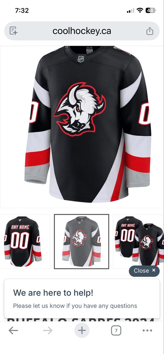 Buffalo Sabres ; banish these uniforms to the depths of hell. 
#justdoit