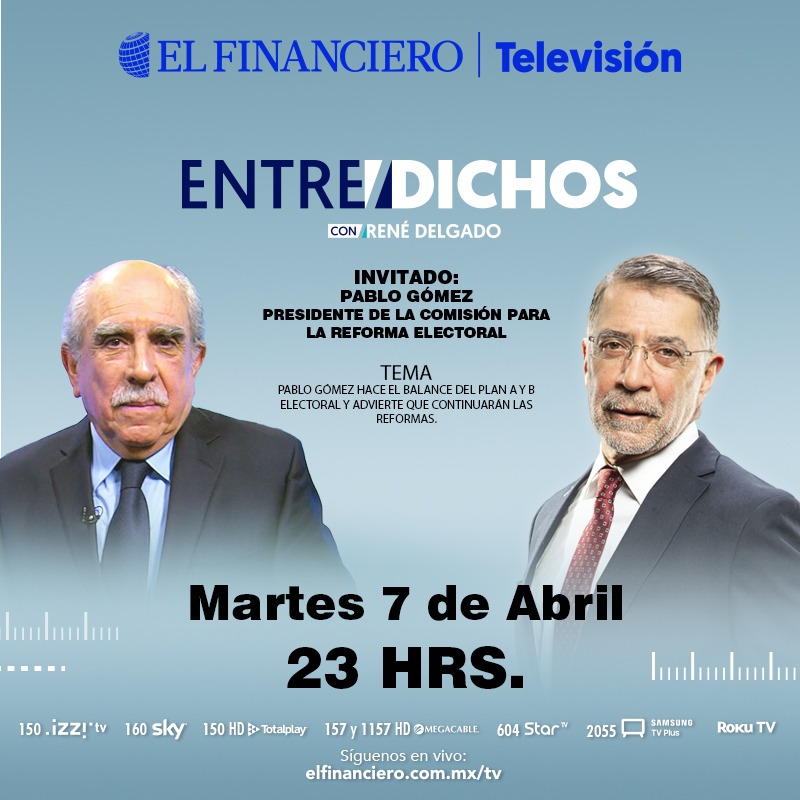 PabloGomez1968's tweet photo. Balance de la reforma electoral en #Entredichos. Entrevista con René Delgado (@SobreavisoO) este martes 7 de abril de 2026  a las 23:00 h por https://t.co/tbqkt4svoZ https://t.co/PHqCJ4s3s1