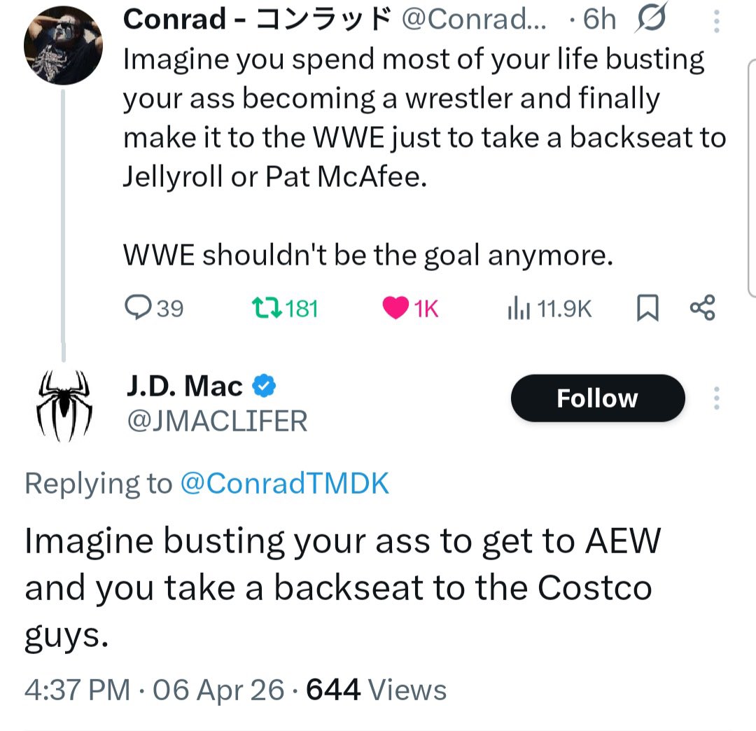 Cringe Wrestling Takes tweet media