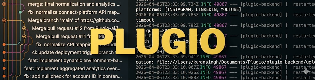 curious_kundan's tweet photo. Two weeks ago I started building.
Today, Plugio exists.
An AI content operator for creators who are tired of working hard and growing slow.
Be early. ๐
#Plugio #BuildInPublic #CreatorEconomy
๐ Check the Plugio page
๐ Follow โป๏ธ Repost https://t.co/MZ4EBPemkC