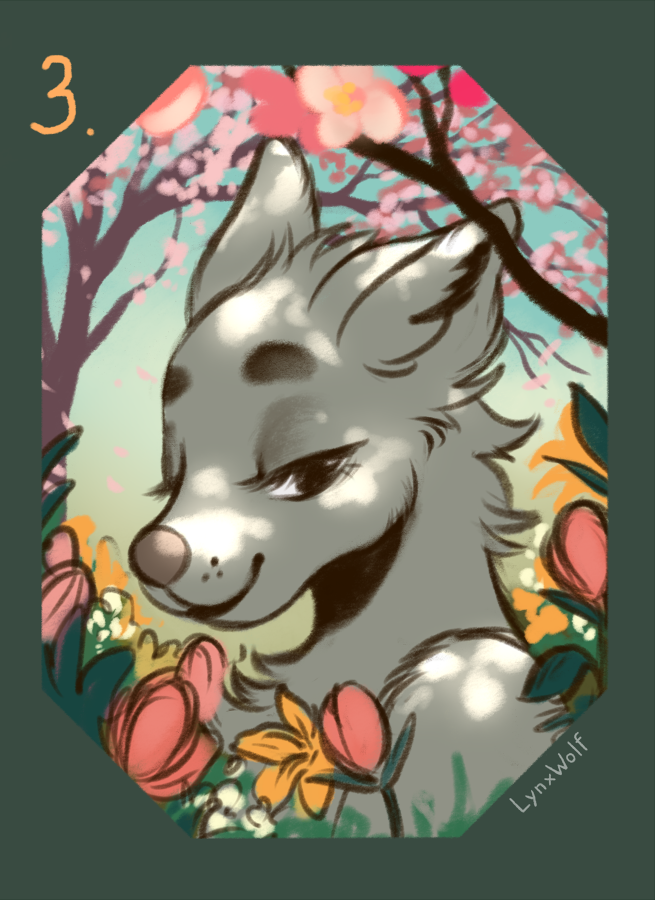 Lynxwolf3's tweet photo. I made some cute things that might interest you (I hope) 
I worked really hard on them and I like how they turned out!

#furryart #art #YCH #SFW #portrait #spring https://t.co/hklzwnUeYX