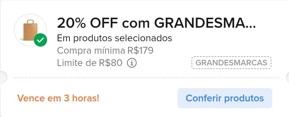 🚨 CUPOM MERCADO LIVRE 💛

🎟️ 20% OFF (até R$80 de desconto)

🏷️ CUPOM: GRANDESMARCAS

⚠️ Válido por tempo limitado

ATIVE AQUI 👇
🔗 mercadolivre.com/sec/12Q246H

🔥 Quer mais cupons assim?
Entre no canal: t.me/piradosporacha…

#bbb #bbb26