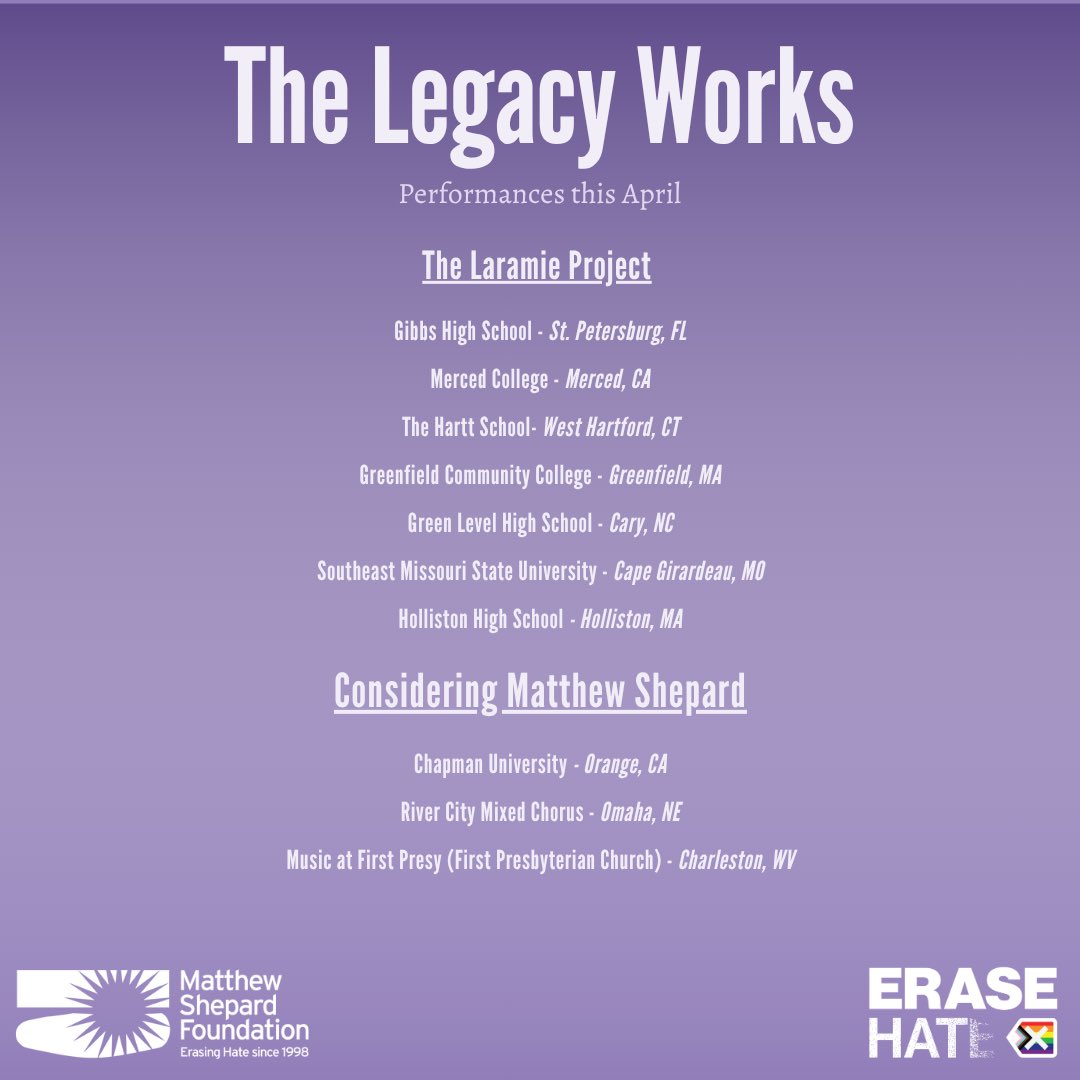 Matthew Shepard Foundation tweet media