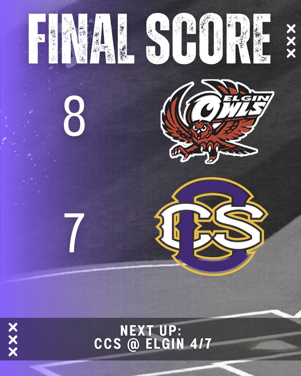 CCSBaseball_OK's tweet photo. Tip of the cap to the Owls. Back at it to tomorrow. https://t.co/KHgnuFz65I