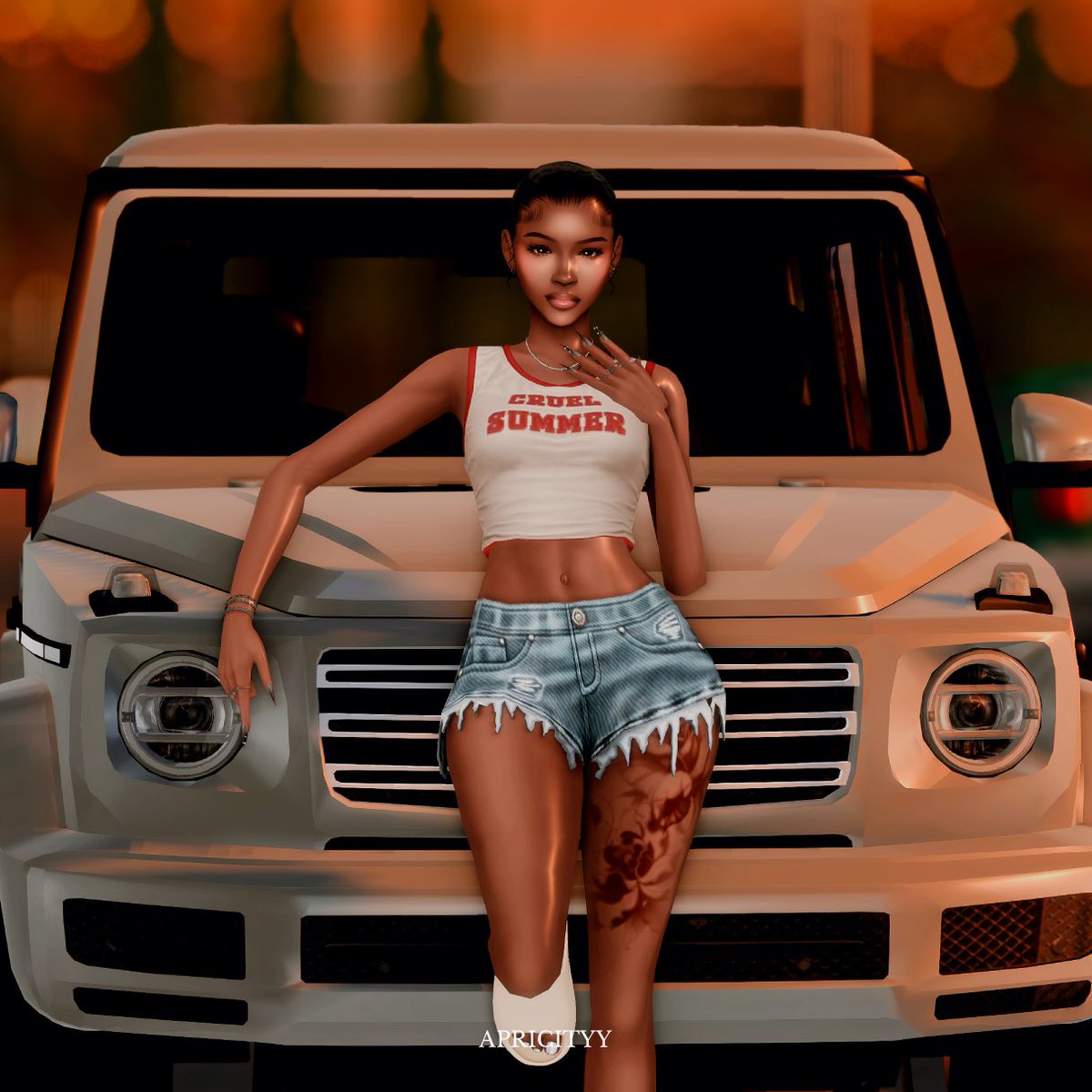 Octavia Moon and her new car! 😍