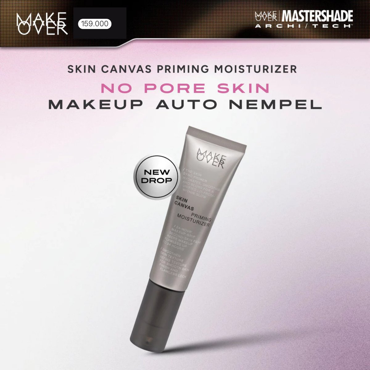 Kahf_Wardah's tweet image. NEW! MAKE OVER Skin Canvas Priming Moisturizer

Hybrid primer-moisturizer adalah moisturizer kulit dan primer makeup. Berperan sebagai makeup booster untuk menyeimbangkan hidrasi dan kelembapan kulit, menciptakan skin canvas yang ideal.

#makeover #paragoncorp #kosmetik #makeup