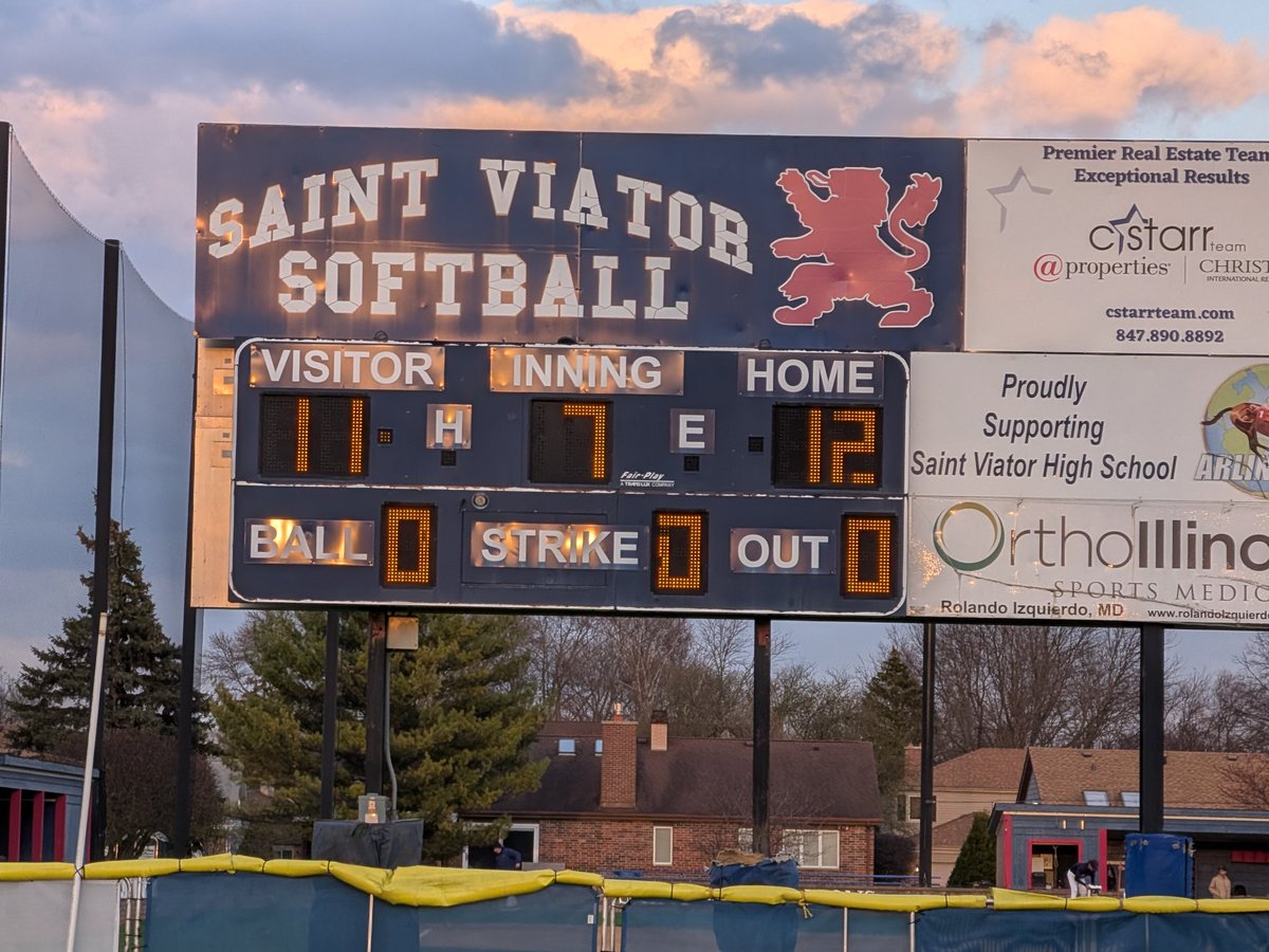 Saint Viator Softball tweet media