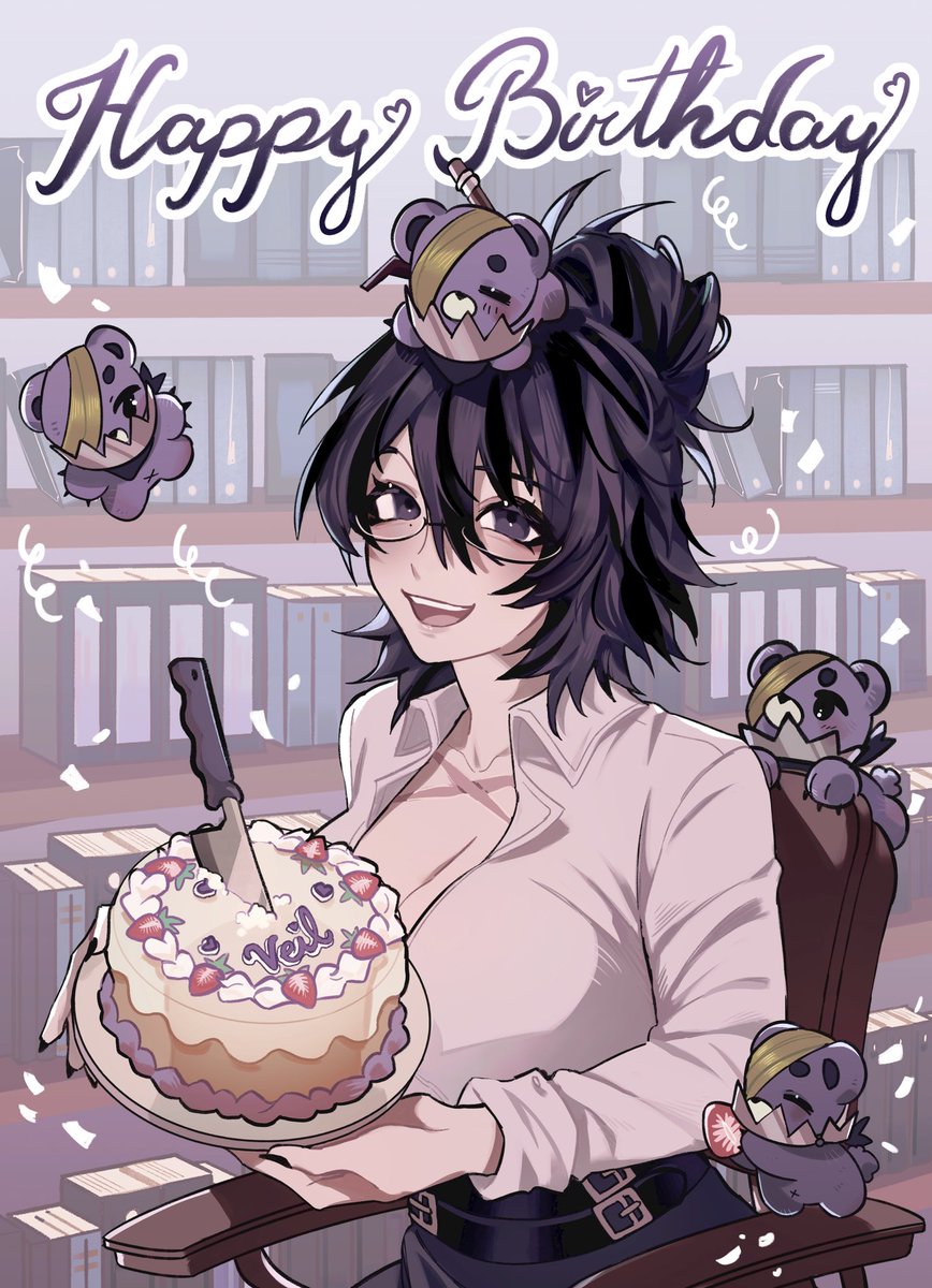 Iron’s veil 🤍📋🗡️ The Iron maiden VTuber tweet media