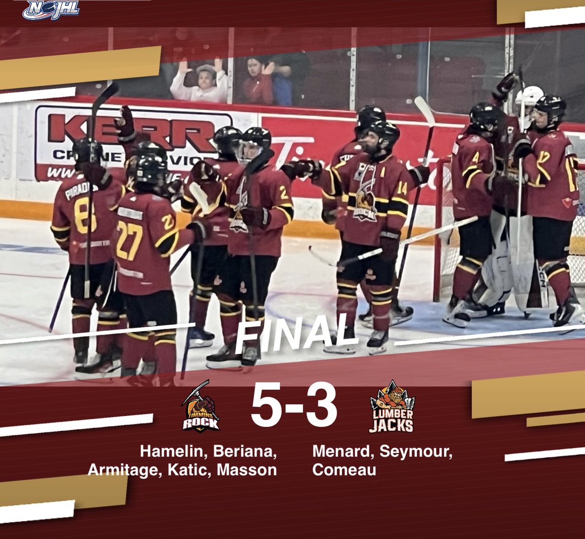 Timmins Rock tweet media
