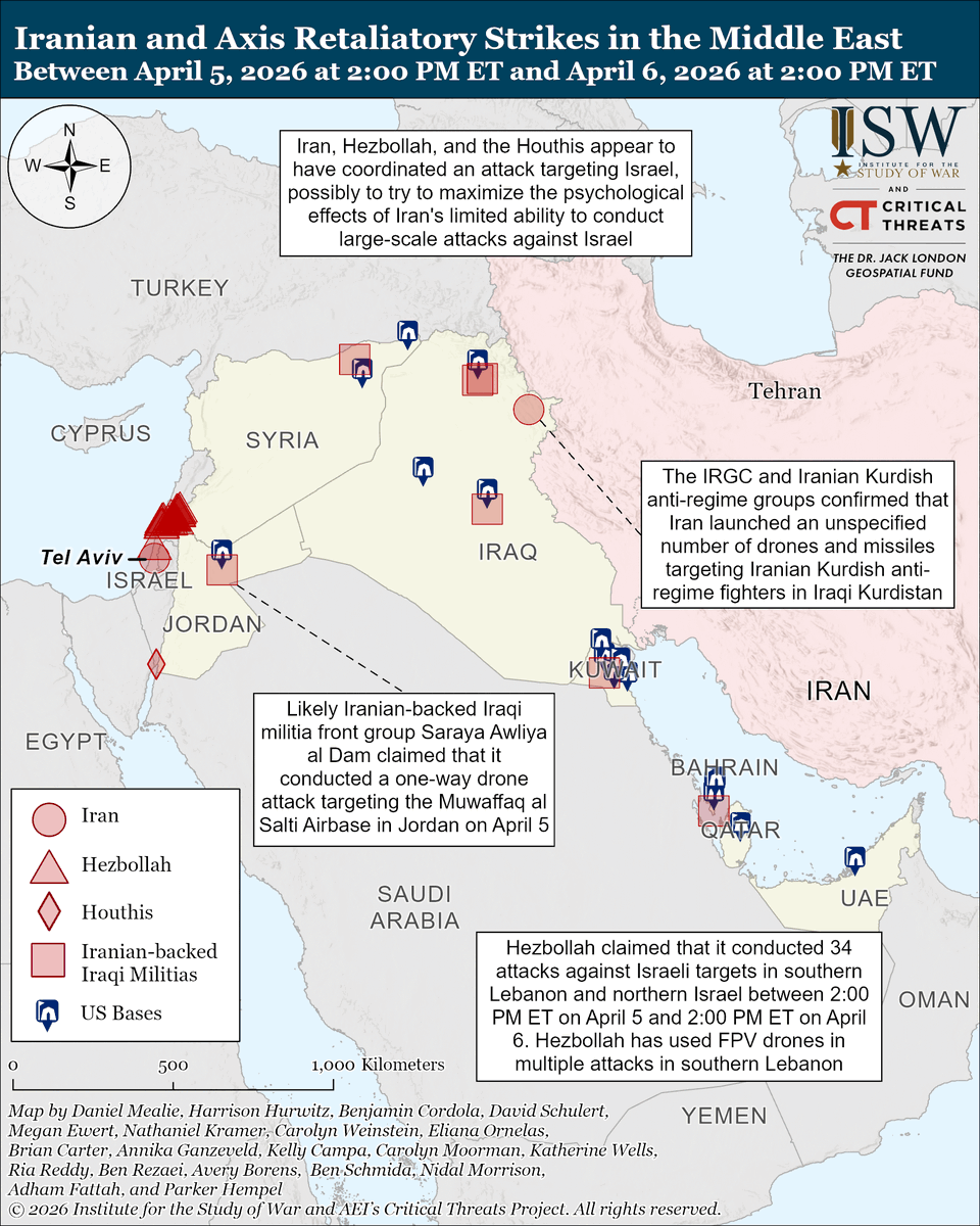 Institute for the Study of War tweet media
