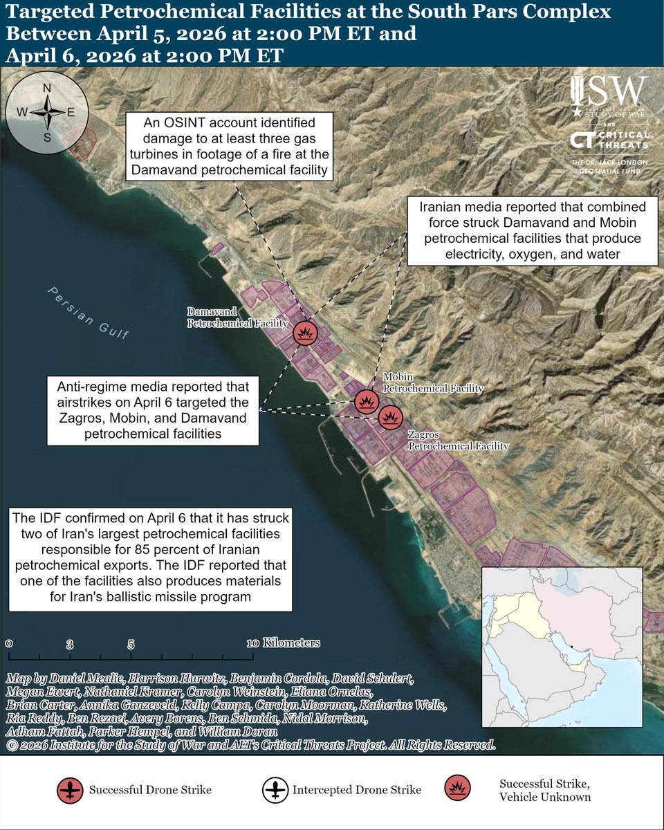 Institute for the Study of War tweet media