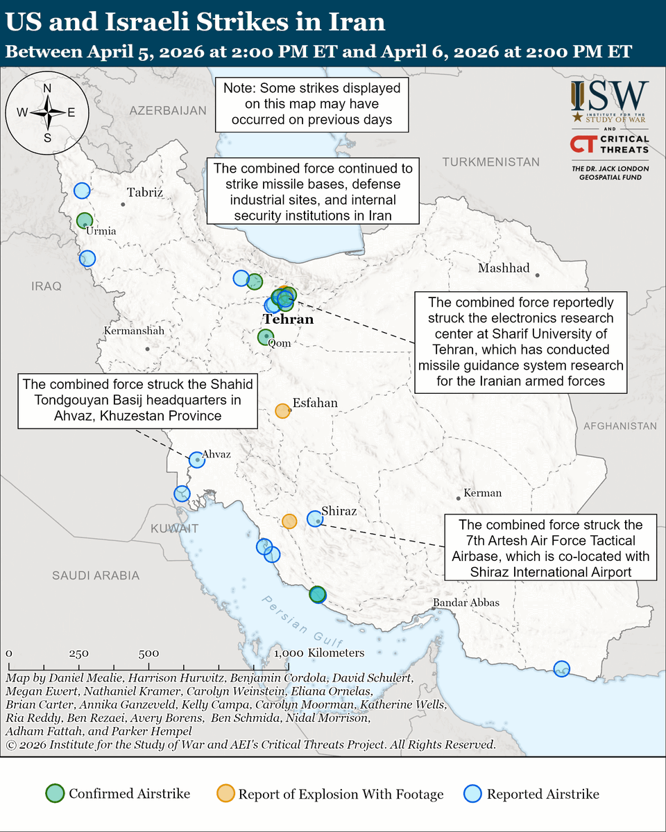 Institute for the Study of War tweet media