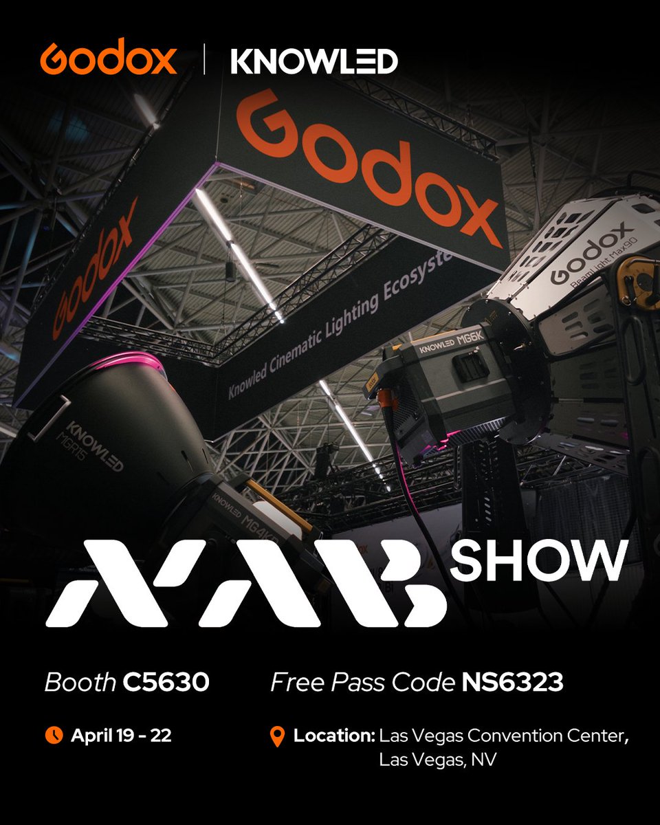 knowled_global's tweet photo. Join us at NAB 2026, we're ready to light up your world! 

Get hands-on with everything you’ve been curious about and discover a lineup of exciting new products ready to be explored.

Let's connect, share some ideas, and light things up. See you at the booth! https://t.co/8UQfLC2mkv