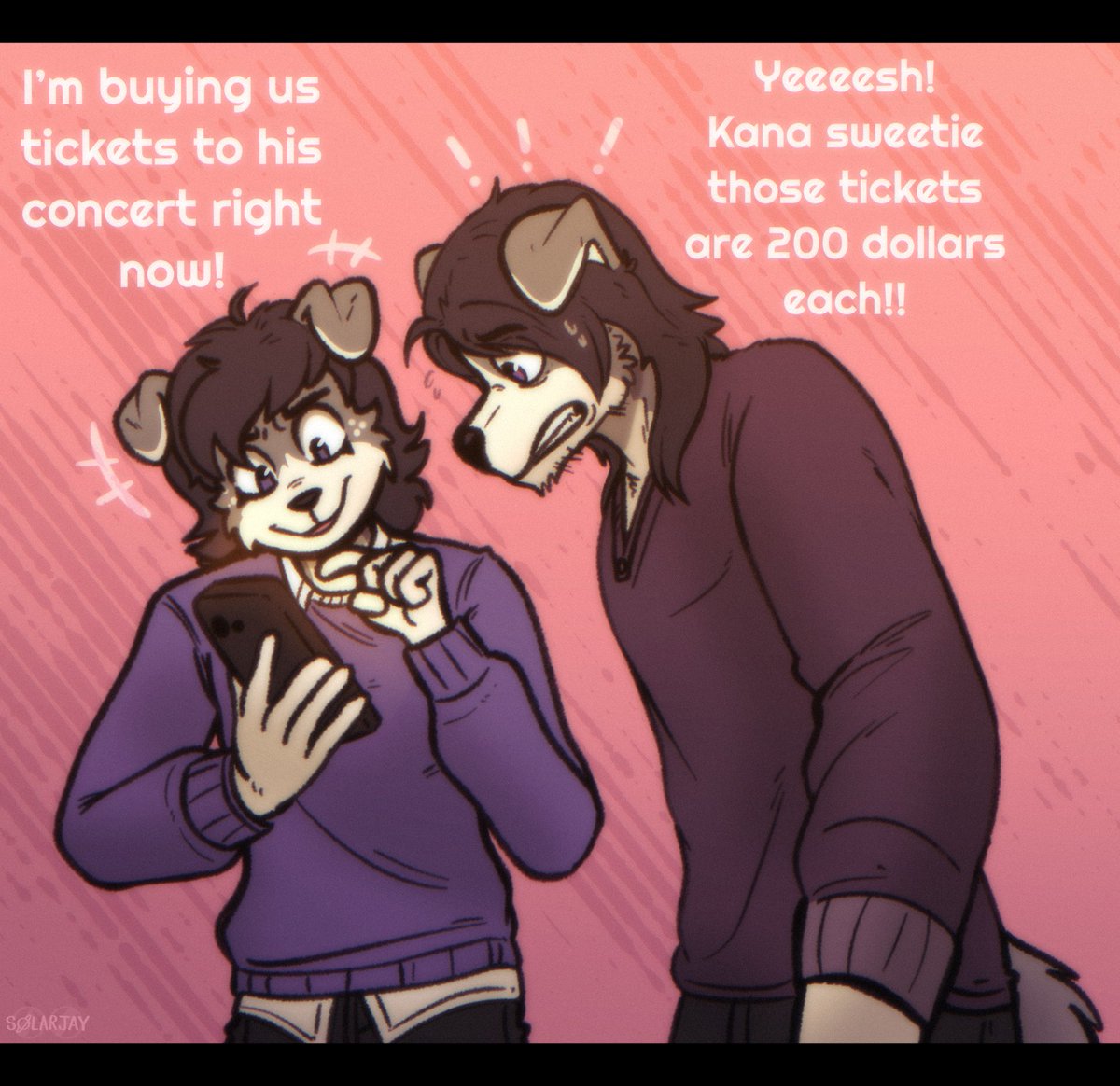 SolarJay_'s tweet photo. going to a big concert with dad!

#Furry #FurryArt #Art #SolarJay https://t.co/6Dvn30c8R7