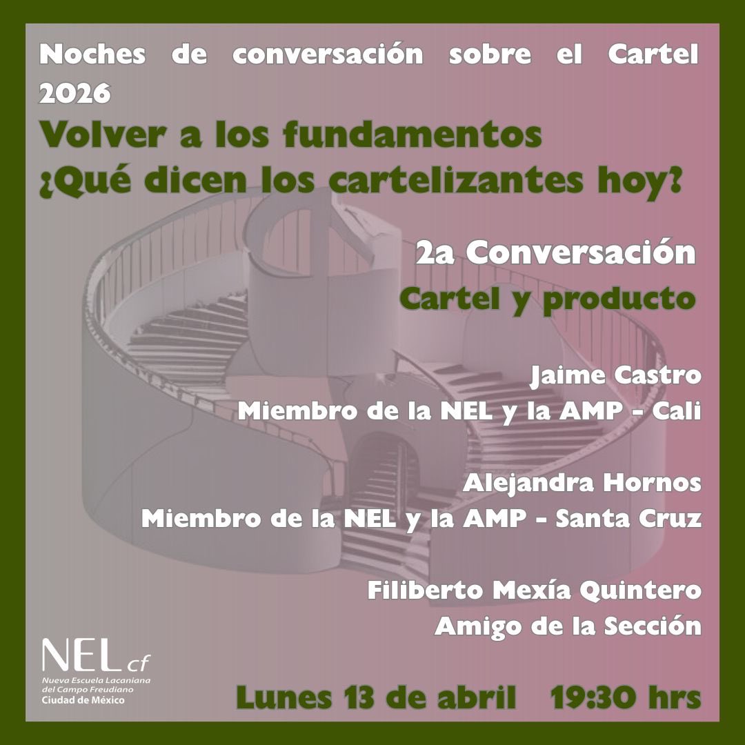 NELMEXICO's tweet photo. ✨¡Recuerda!✨ Las Noches de conversación sobre el Cartel 2026 "Volver a los fundamentos – ¿Qué dicen los cartelizantes hoy?" Continúan con la 2ª Conversación titulada:
"Cartel y producto”.
Esta actividad es híbrida, de entrada libre y gratuita, dirigida a todos los interesados. https://t.co/g1zq6mPmdN