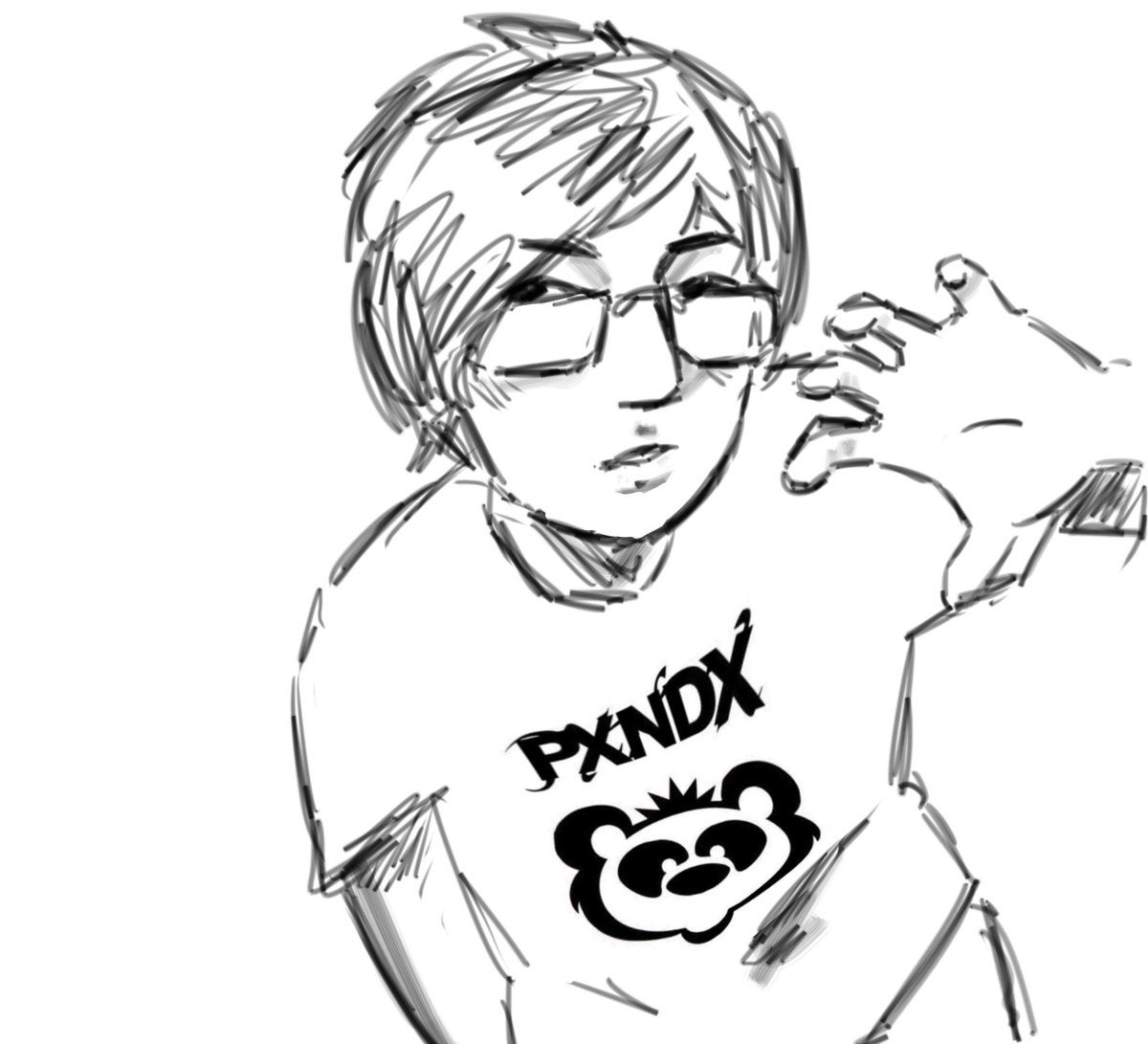 geriidl's tweet photo. Sketch del @Yqsloww 

#digitalart #pxndx #emo #y2k https://t.co/z3SJWHdAeC