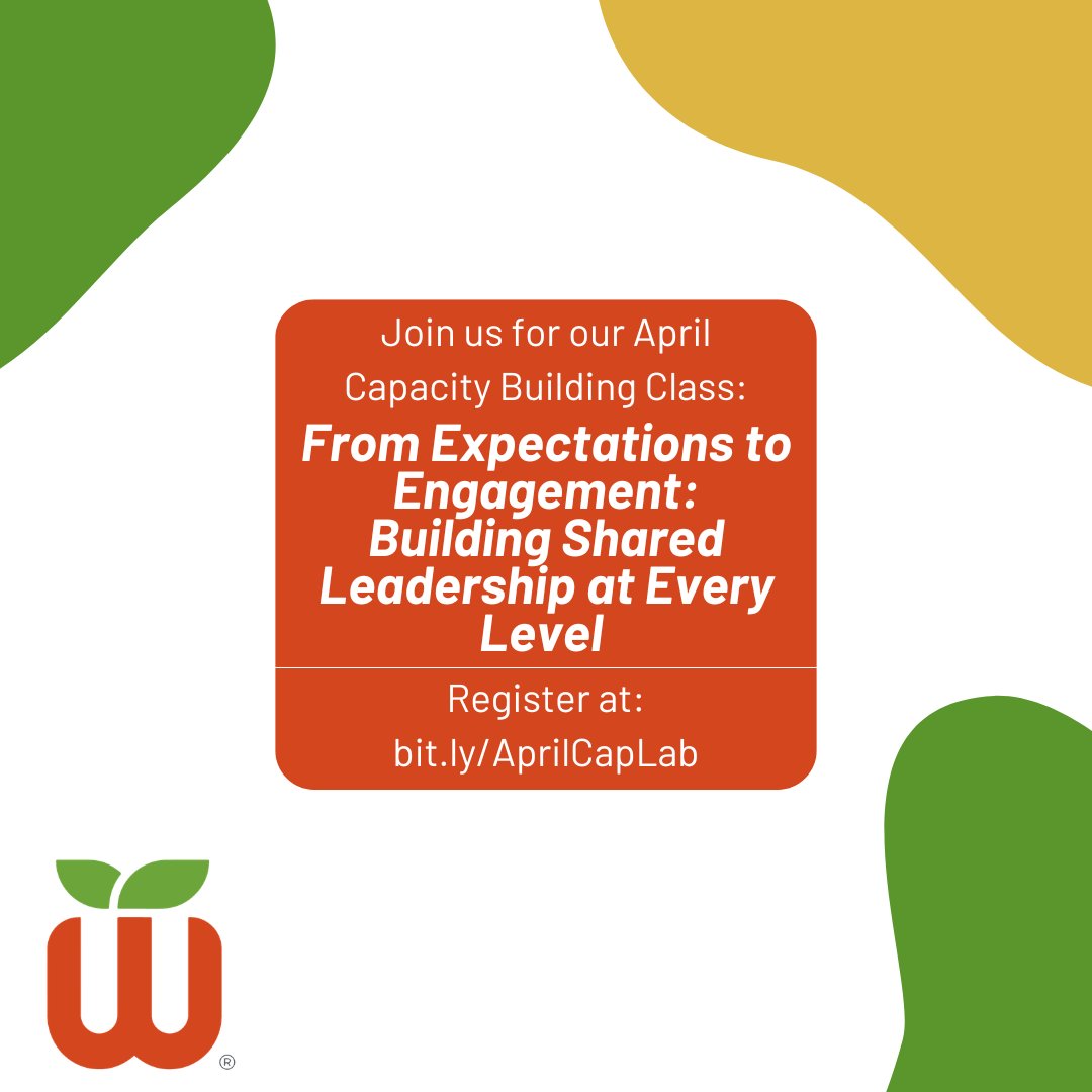 WeldTrust's tweet photo. Attention Nonprofits: Join The Weld Trust for our April capacity building class: From Expectations to Engagement: Building Shared Leadership at Every Level on April 16.

To register go to: https://t.co/nCsWLQw61T https://t.co/zjgSUaS4xj