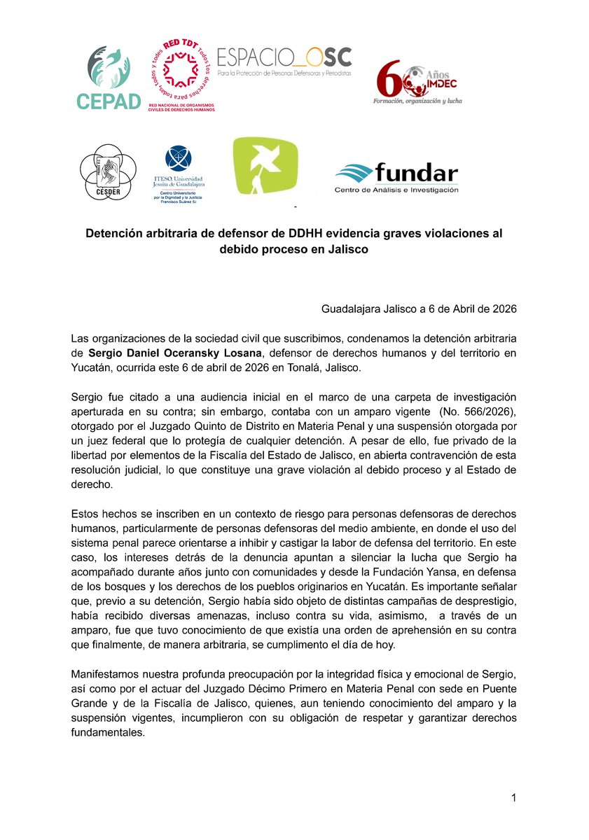 Espacio OSC tweet media