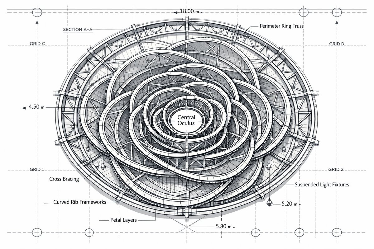 ChatGTPとGeminiとCOPILOTにバラの形の天井を書いてもらった
あと少しの時間で凄いことになりそう
