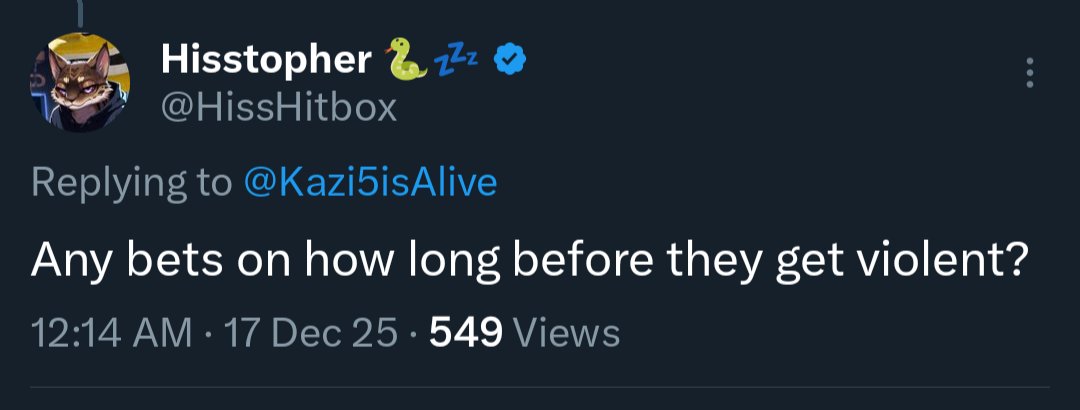 Hisstopher 🐍💤 tweet media