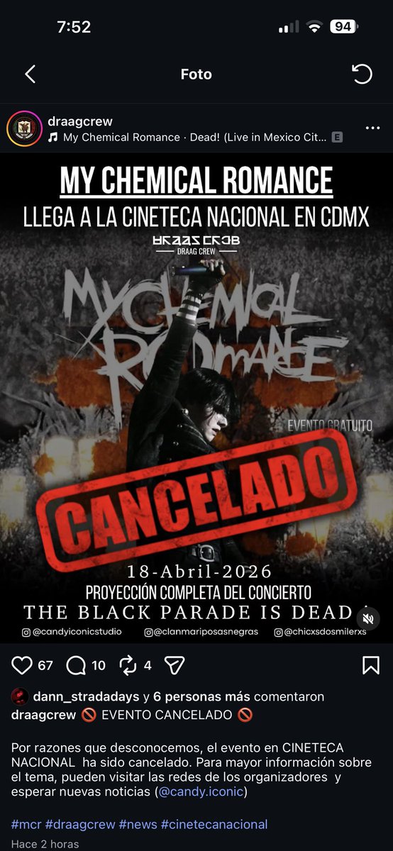 fran :) VIO A MCR!!! tweet media