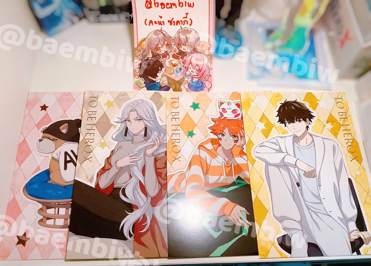 baembiw's tweet photo. พร้อมส่ง✨ (ของแท้อฟช.)
꒰ โปสการ์ด TBHX rest day ꒱

♡ อาฮู 40
♡ ควีน 65
♡ จอร์นนี่ 50
♡ หลินหลิง 70

📮 ค่าส่ง eco 50 / ems 60

🛍️ https://t.co/C4fFuY0htC

#ตลาดนัดToBeHeroX #ตลาดนัดผมจะต้องเป็นฮีโร่ #ตลาดนัดTBHX https://t.co/mrFBDm8MfI