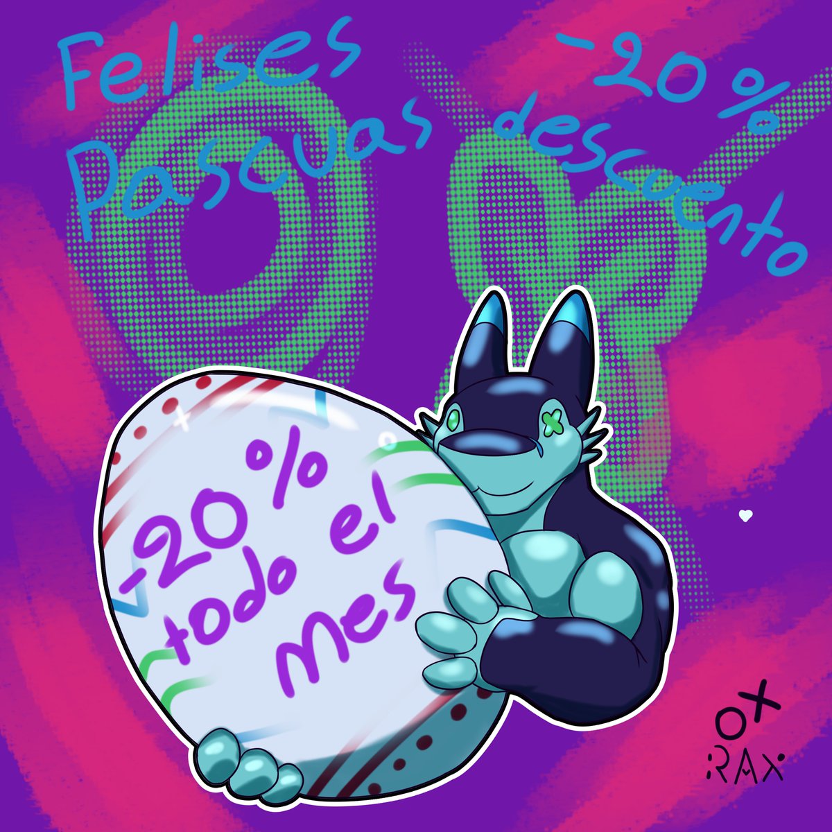 oferta oferta -20% de descuento por todo el mes