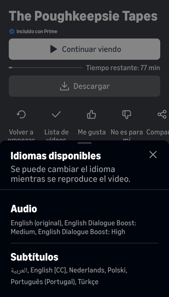steve_bilbao's tweet photo. @PrimeVideoLat ¿cómo me vas a estrenar una de las mejores cintas de terror que vi en mi vida para latam y no tiene subtitulos en español latino? En soporte no me dan ayuda https://t.co/ld9ruM1q6v