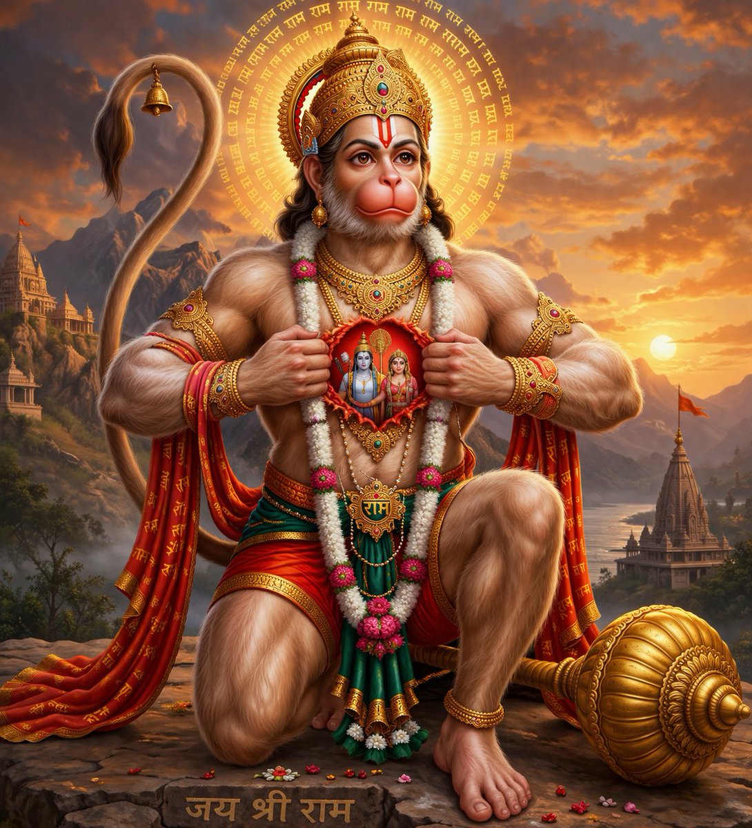 MSunilBishnoi's tweet image. हनुमान जी शक्ति, भक्ति और समर्पण के प्रतीक हैं।

उनके सुविचार जीवन में साहस और सकारात्मकता भर देते हैं।

'जय श्री राम 
जय बजरंग बली
ॐ हनुमतयें नमः 🌺🙏
शुभ प्रभात 🌄
#GodMorningTuesday