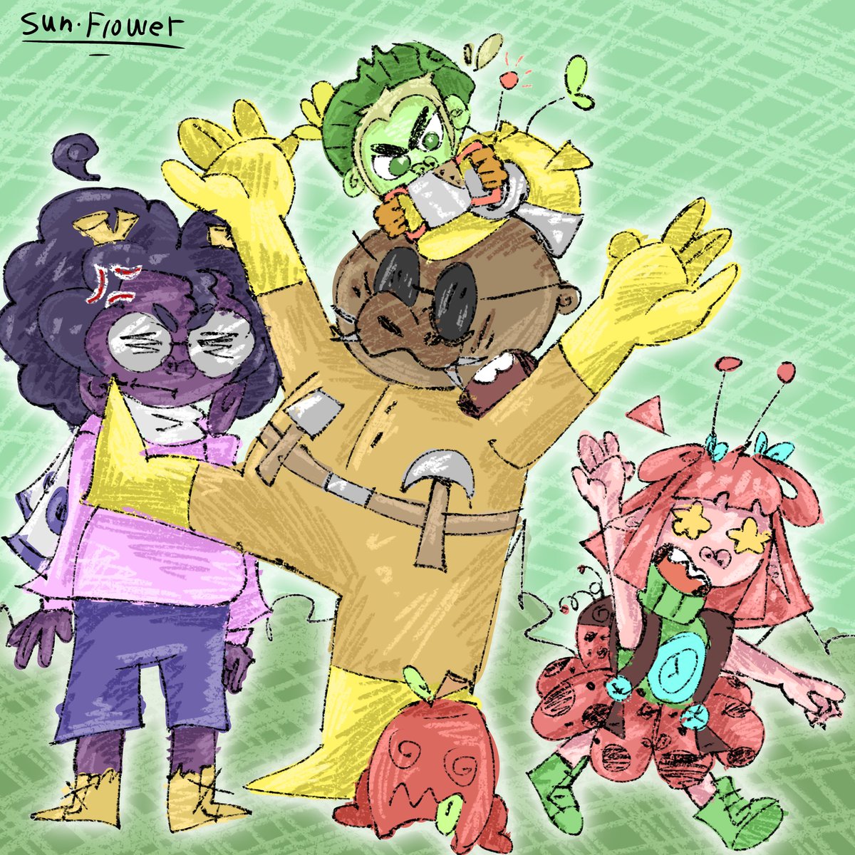 _sunflower_55's tweet photo. @Tokiishere Oioi!! Sou sunflower e tenho uma pequena comic 😛 https://t.co/6EwOvUHuDL