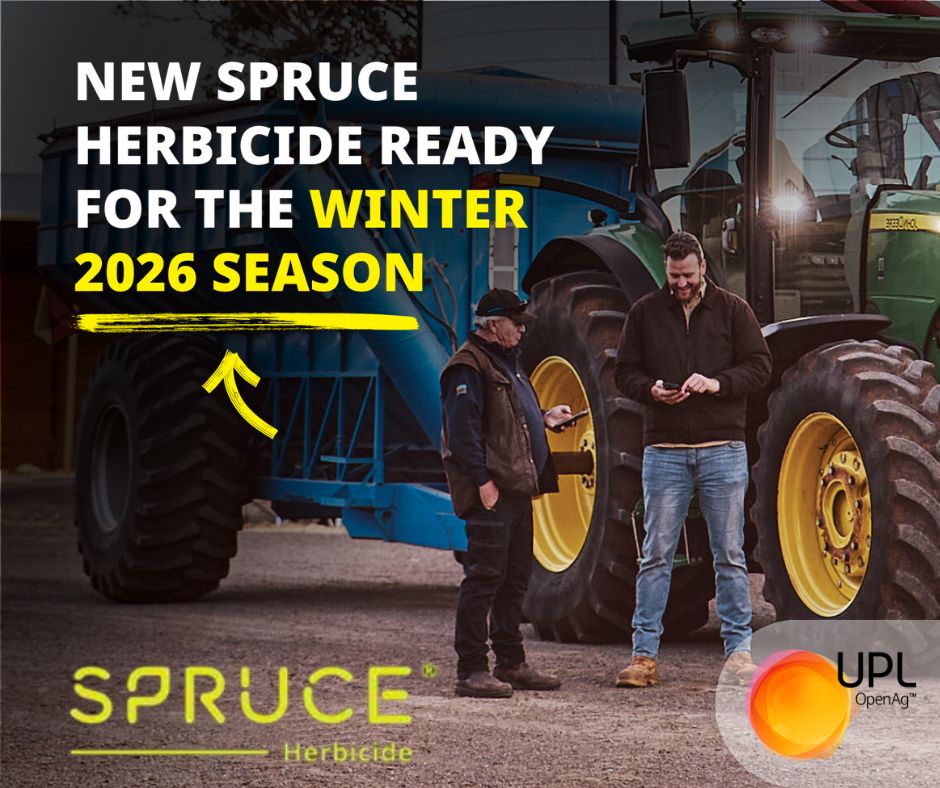UPLAUSLtd's tweet photo. 🚜This season every pass counts. #SPRUCE® herbicide delivers pre-emergent management of grass & broadleaf weeds in wheat with long residual activity to help cut down extra spray passes
Save time & money with SPRUCE® 👉 https://t.co/BYRK44PL4q
#UPLLtd #OpenAg #WeedManagement https://t.co/4NH9JNSXw6