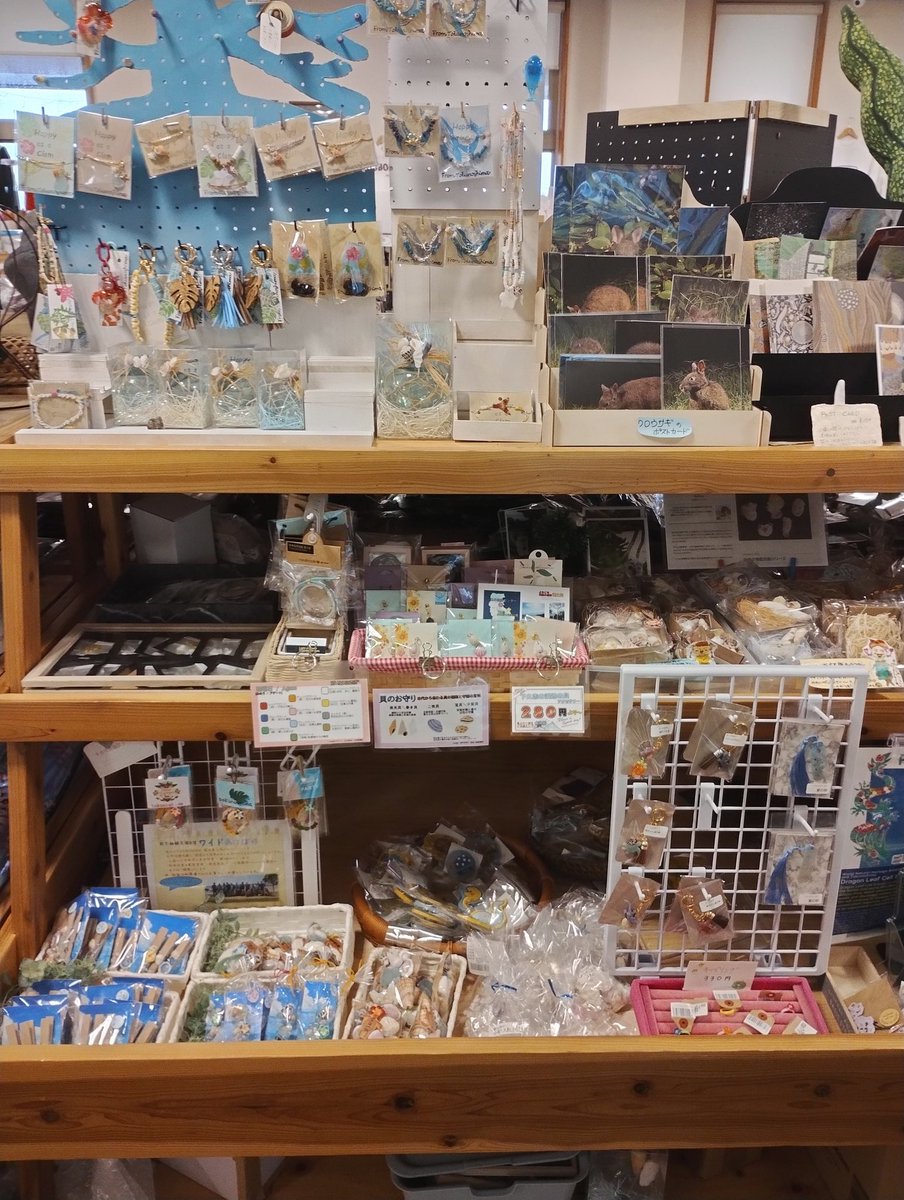 kedokina's tweet photo. 道の駅　とくのしま
本日　徳之島の貝を使ったアイテムを納品致しました。
ストラップは280円より
ブレスレットは500円からとなっています。雨の日の気分転換にぜひ、お立ち寄りください
晴れる屋　徳之島　m(_ _;)m https://t.co/fpp73NtNlr