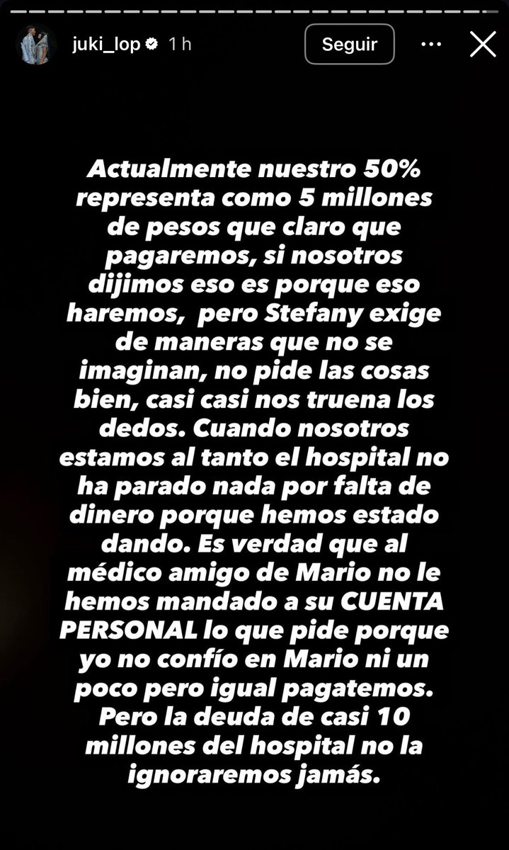Entiéndelo Juan De Dios Pantoja, no se trata de ti, ni de Kimberly, ¡SE TRATA DE LA VIDA DE LA SEÑORA!