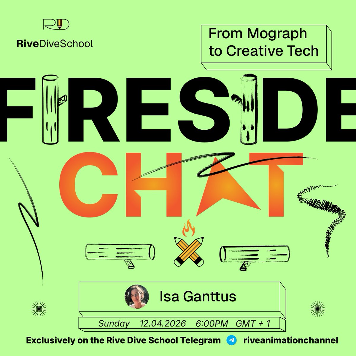 Having a fireside chat with Isa Ganttus this week on the Rive Dive Channel, to talk about her transition from Mograph to Creative Tech!

#rive #interactive #animation

Link in the comments