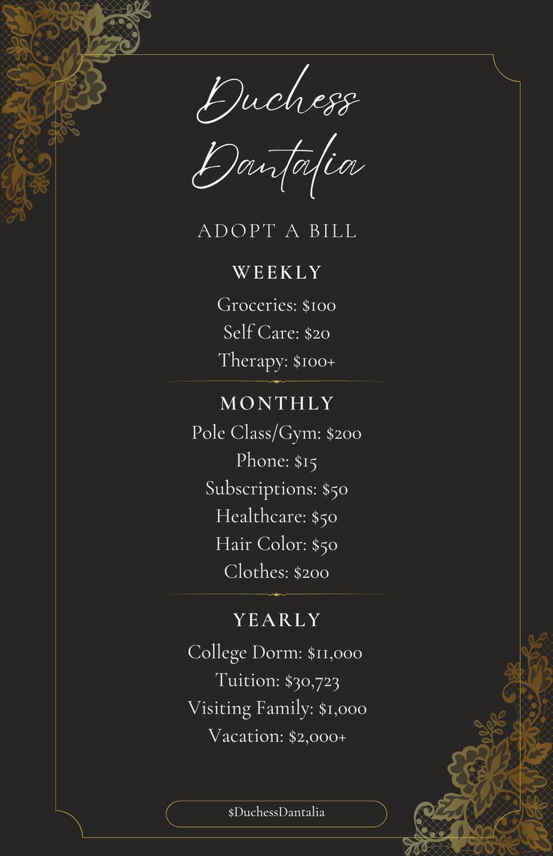 DantaliaDevine's tweet photo. A basic overview of how you can show me gratitude.
#findom #findommenu #adoptabill #paypigs https://t.co/tSnbNwzRHq