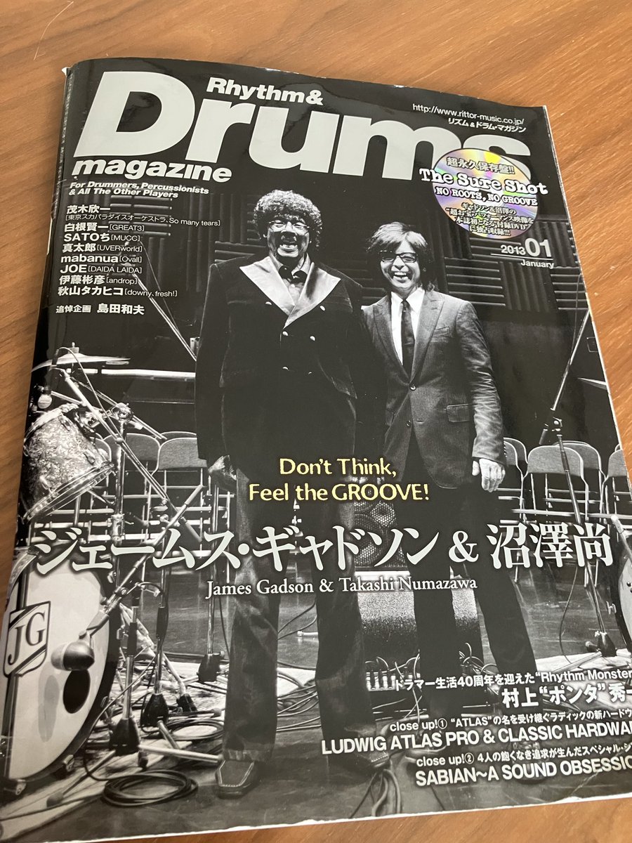 R.I.P.James Gadson...
久しぶりにコレの付録DVDを見ました。ライブ拝見できたことに感謝。
