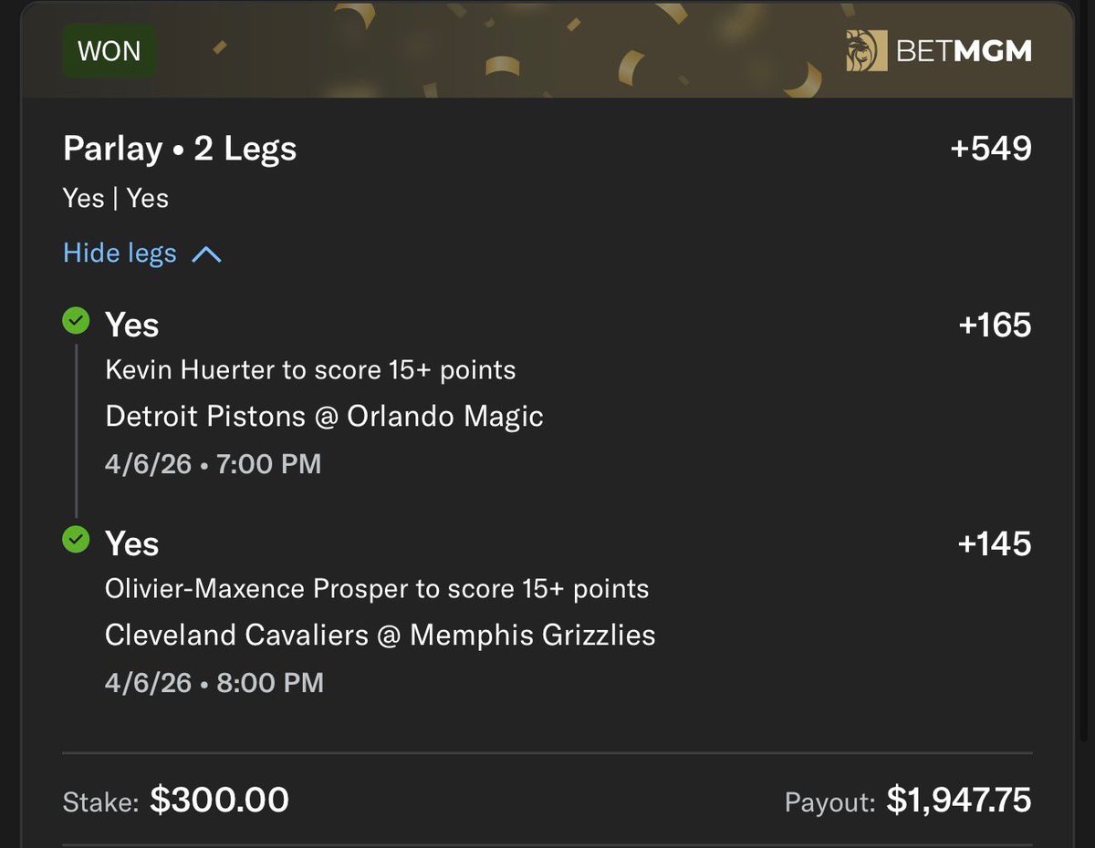 Jokeeee_'s tweet photo. Another solid day of hoops 🫡

-110✅
+330✅
+549✅

https://t.co/osaIoi2KpF 🚀🚀🚀 https://t.co/xU90Sq3e0m