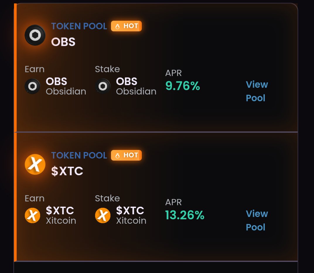 thomas__xtc's tweet photo. @Xitcoin_org @ObsidianSwap https://t.co/PriQ0dmBIG