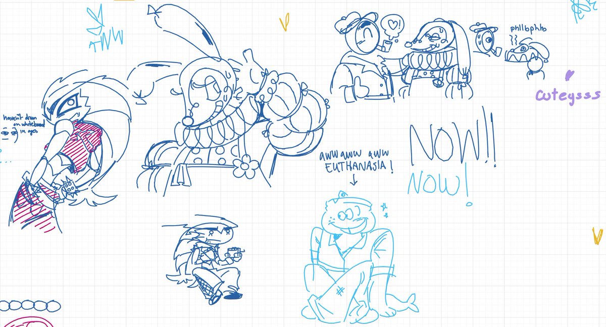 ididnt realize u had to post ur doodles from the whiteboard i will post them naow  🐆🐆🐆