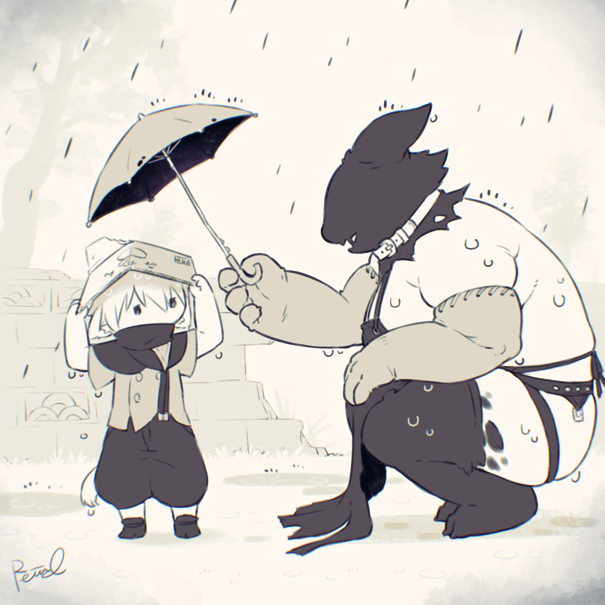 zero_gravity666's tweet photo. 雨を凌ぐ傘ぐらいはどうにか手に入るもんだ https://t.co/UFo6k41V7W